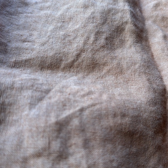 Cultiver Linen Euro Sham/ Pillowcase in gorgeous rich Cedar color. Envelope back - Picture 15 of 16